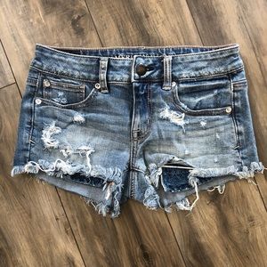 American Eagle Shortie Cut-Off Shorts